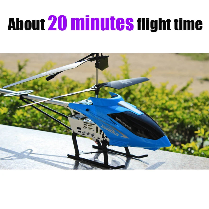 Rc Drone Large Remote Control Helicopter 80cm 2.4G 3.5CH Extra Durable Copter Toys Kids Dron Model Outdoor Aircraft Helicoptero