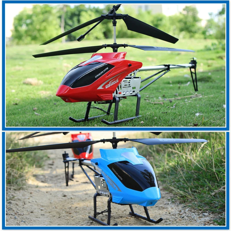 Rc Drone Large Remote Control Helicopter 80cm 2.4G 3.5CH Extra Durable Copter Toys Kids Dron Model Outdoor Aircraft Helicoptero