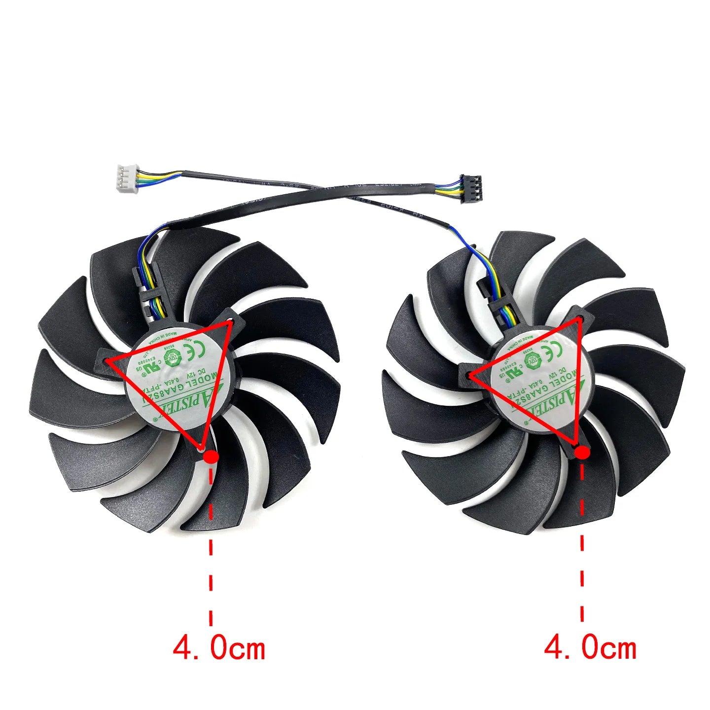100mm GAA8S2U RTX3070 For ZOTAC RTX 3070 AMP Holo Graphics Card Replacement Fan
