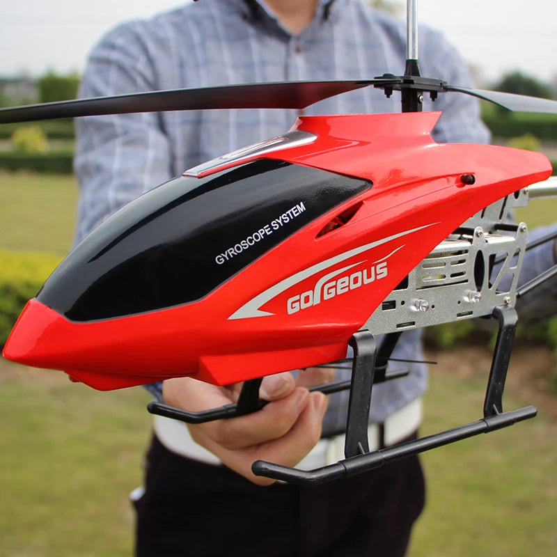 Rc Drone Large Remote Control Helicopter 80cm 2.4G 3.5CH Extra Durable Copter Toys Kids Dron Model Outdoor Aircraft Helicoptero