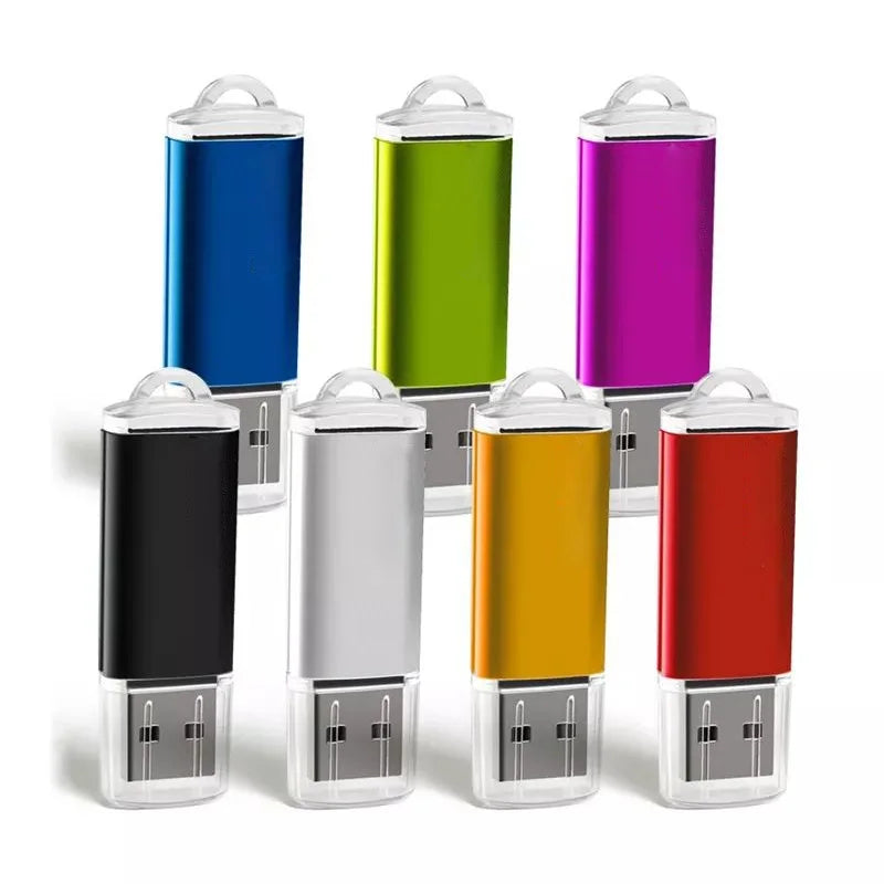 10PCS USB 2.0 Flash Drive 1GB 2GB 4GB 8GB Pen Drive 16GB 32GB 64GB USB Sticks Memory Flash Disk Free Custom Logo Free Shipping