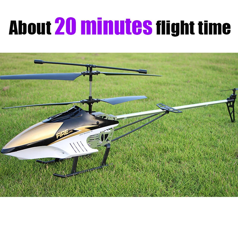 Rc Drone Large Remote Control Helicopter 80cm 2.4G 3.5CH Extra Durable Copter Toys Kids Dron Model Outdoor Aircraft Helicoptero