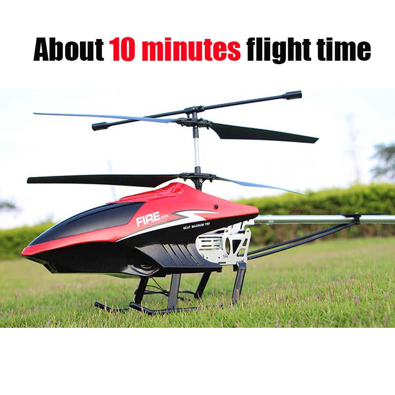 Rc Drone Large Remote Control Helicopter 80cm 2.4G 3.5CH Extra Durable Copter Toys Kids Dron Model Outdoor Aircraft Helicoptero