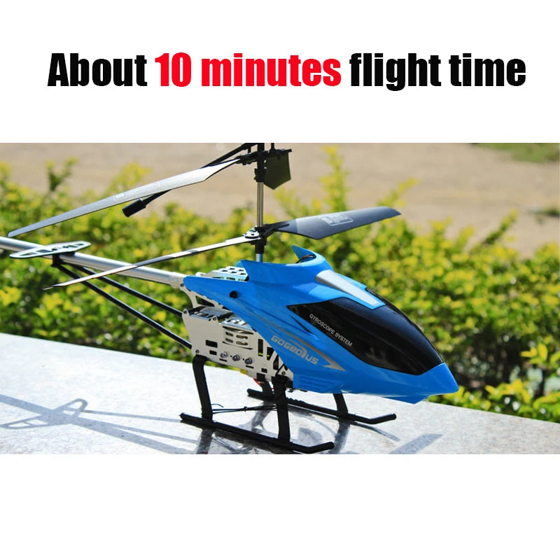 Rc Drone Large Remote Control Helicopter 80cm 2.4G 3.5CH Extra Durable Copter Toys Kids Dron Model Outdoor Aircraft Helicoptero