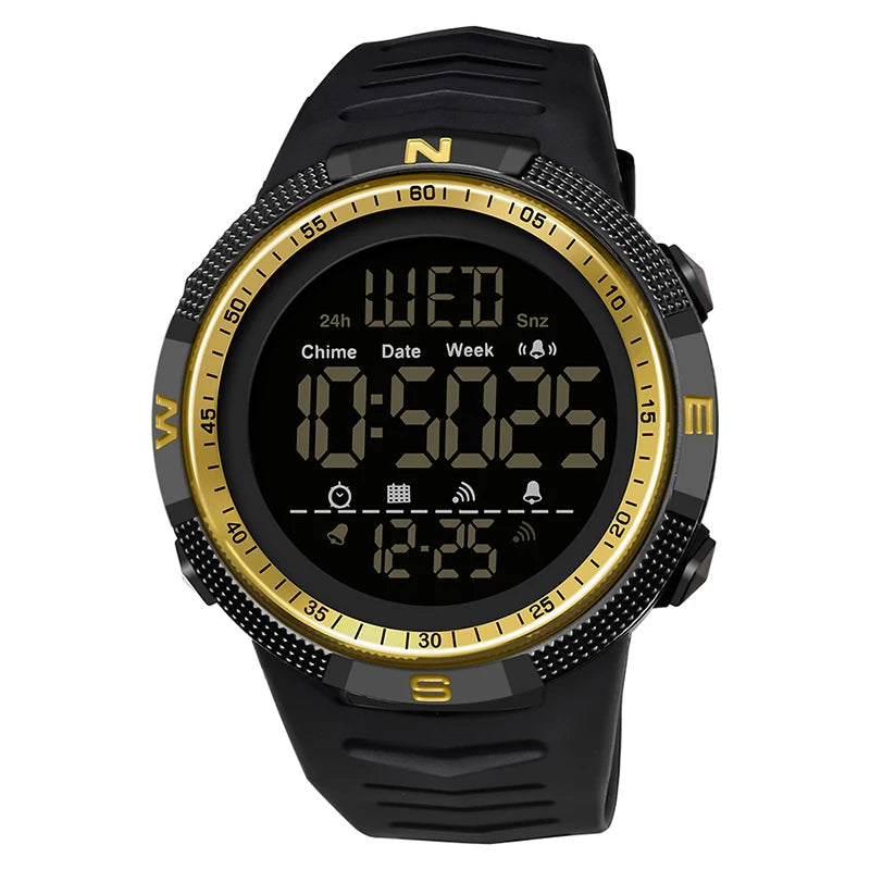 Military Sport Watch Mens Clock Fashion Digital Wristwatch Shockproof Countdown Watches Waterproof Hour Bracelet