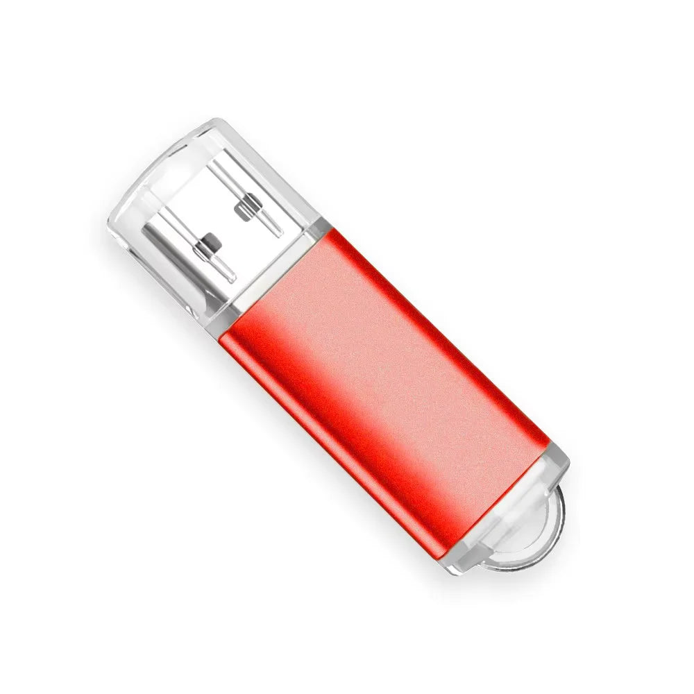 10PCS USB 2.0 Flash Drive 1GB 2GB 4GB 8GB Pen Drive 16GB 32GB 64GB USB Sticks Memory Flash Disk Free Custom Logo Free Shipping