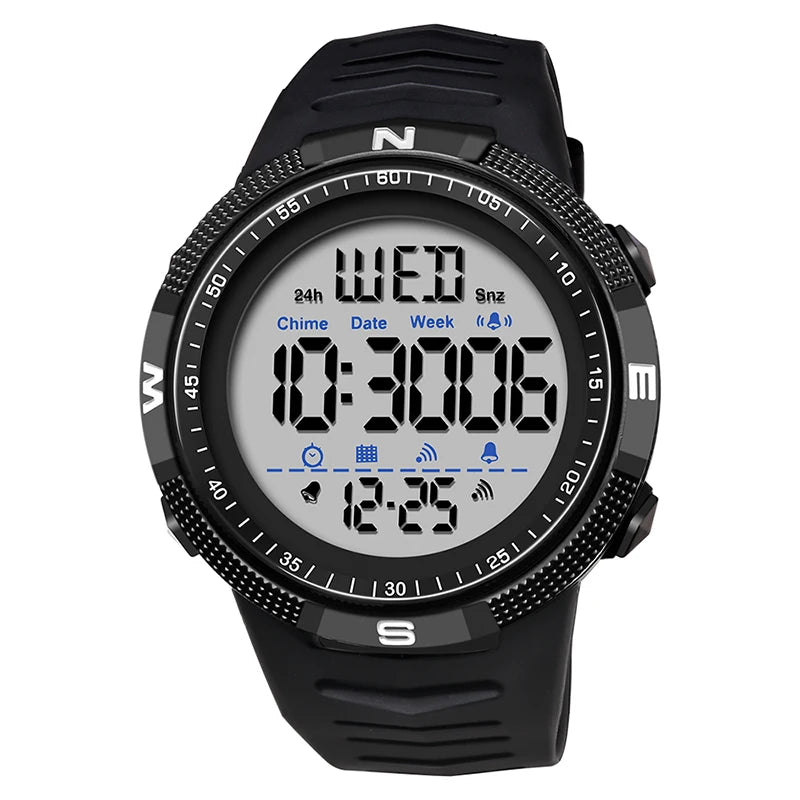 Military Sport Watch Mens Clock Fashion Digital Wristwatch Shockproof Countdown Watches Waterproof Hour Bracelet