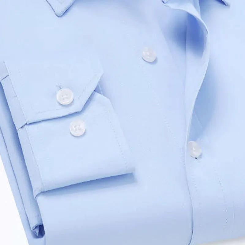 10XL 11XL Men's shirt Long sleeve Spring/Summer Fat dress Casual solid color fashion free wear breathable high quality cotton