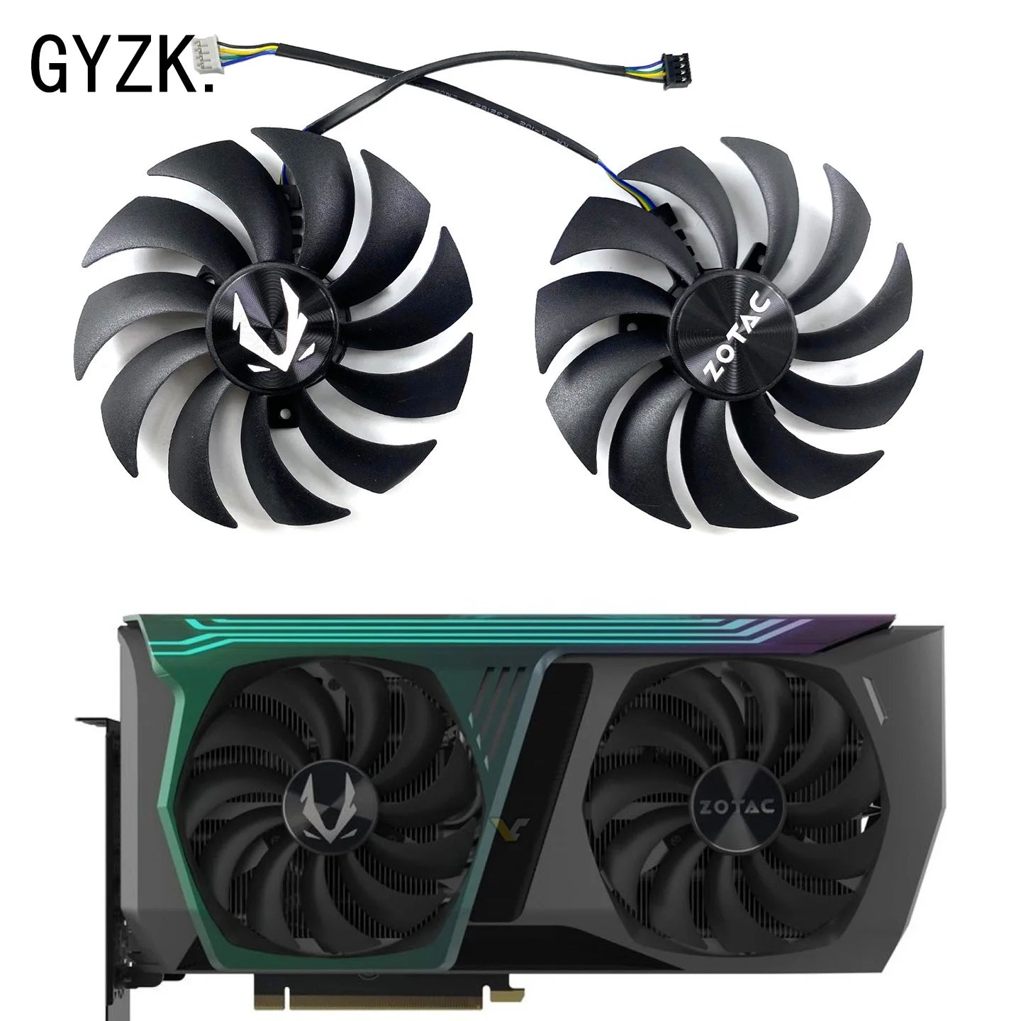 100mm GAA8S2U RTX3070 For ZOTAC RTX 3070 AMP Holo Graphics Card Replacement Fan