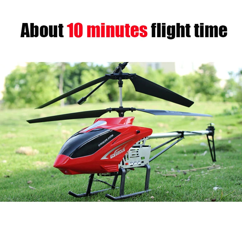 Rc Drone Large Remote Control Helicopter 80cm 2.4G 3.5CH Extra Durable Copter Toys Kids Dron Model Outdoor Aircraft Helicoptero