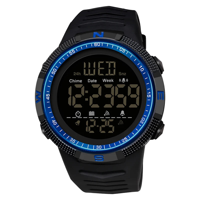 Military Sport Watch Mens Clock Fashion Digital Wristwatch Shockproof Countdown Watches Waterproof Hour Bracelet